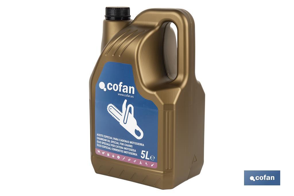 ACEITE ESPECIAL CADENAS MOTOSIERRA 5L