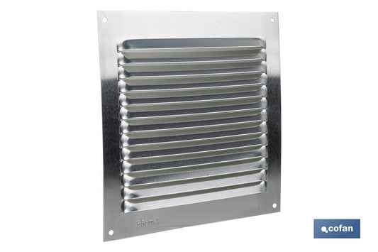 REJILLA DE VENTILACIÓN ALUMINIO 15 X 15 CM venta unitaria