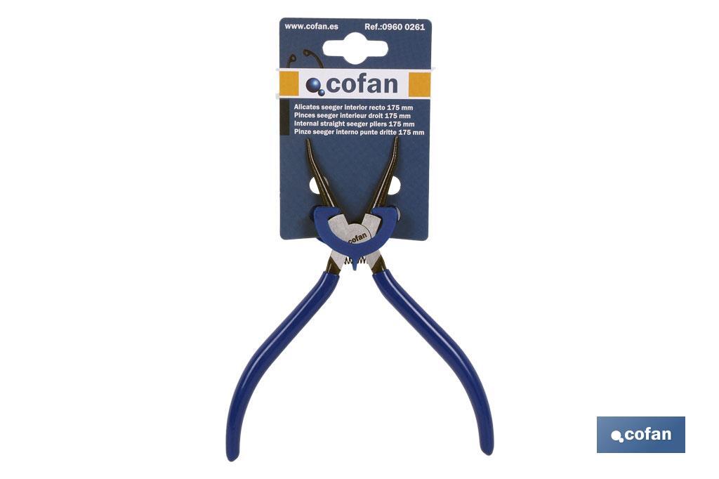 ALICATES CIRCLIP INTERIOR M-225 MM