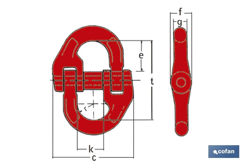 HAMMERLOCK PARA CADENA 16MM 8TN