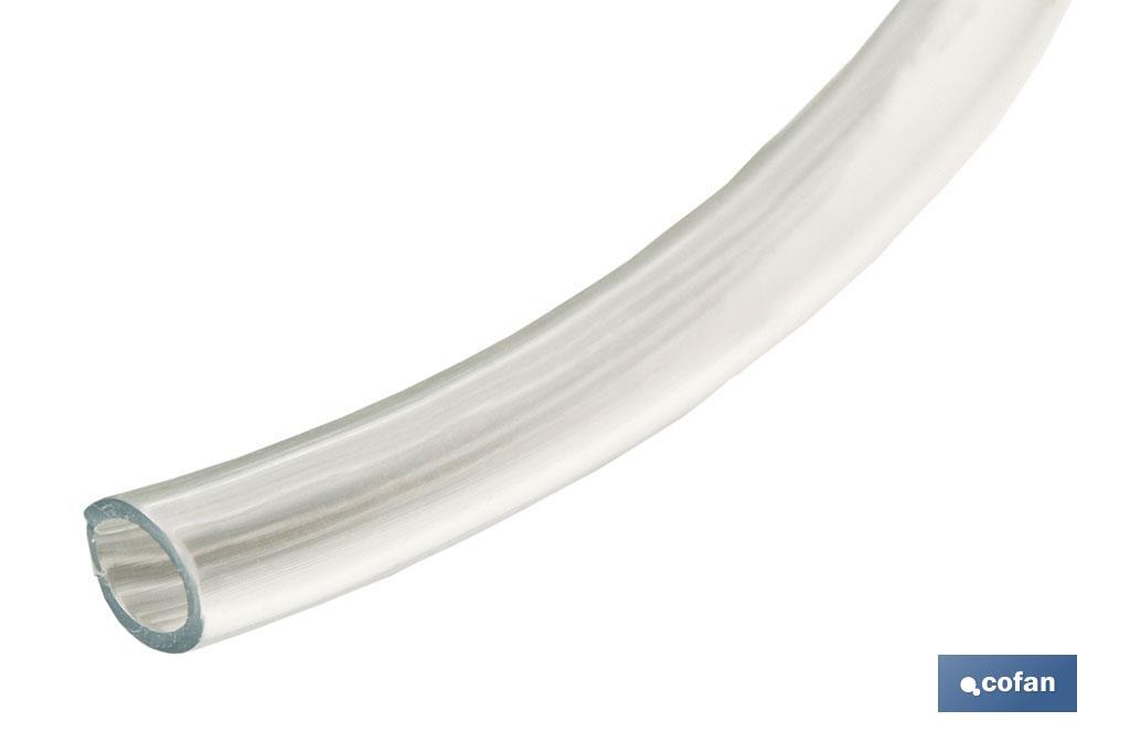 MANGUERA PVC MONOCAPA CRISTAL 30x38mm/25m