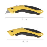 Cuchillo de Hoja Trapezoidal Retractil