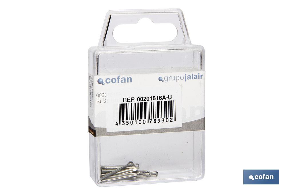 BLÍSTER DE 20 UDS. DIN-94 M-20X25 VENTA UNITARIA