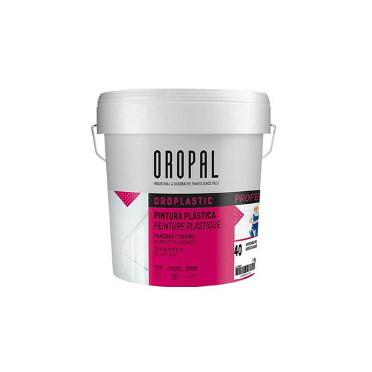 Pintura Plastica Blanco Mate con Aditivo Antimoho 15L