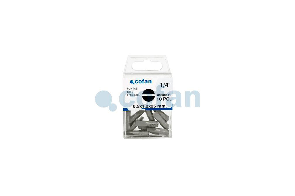 PTA.DEST.RECTA ESTÁNDAR 3X0.5 25MM.