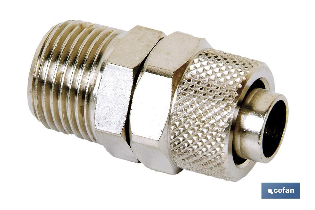 RECTO MACHO CONICO T12/10 - R1/2 Venta unitaria