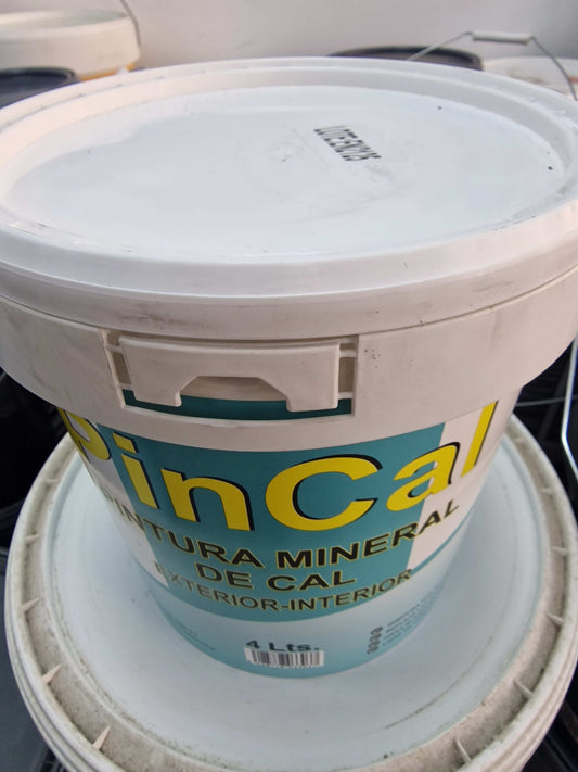 Pintura a la Cal Interior/Exterior 4L