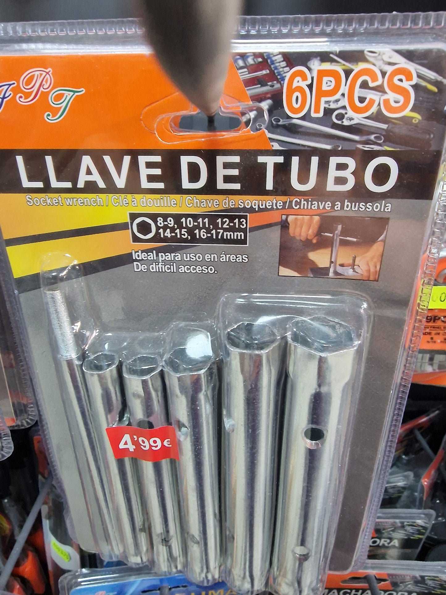 Conjunto de 6 Llaves de Tubo