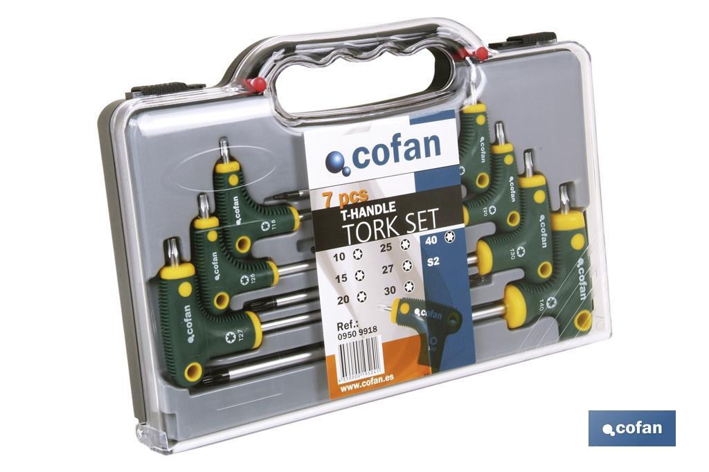 SET DESTORNILLADOR T 7 PCS TORX