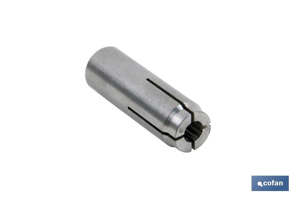 TACO METAL. EXPANSION GOLPE INOX A-4 M-6 Venta unitaria