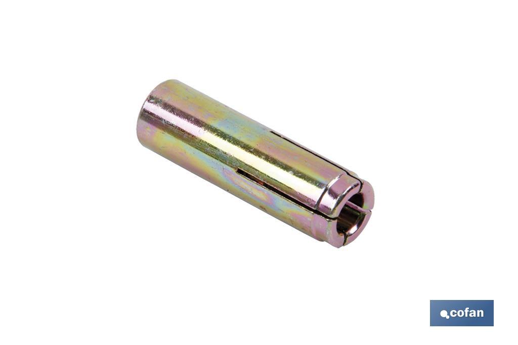 TACO METALICO EXPANSION P/GOLPE M-6 Venta unitaria
