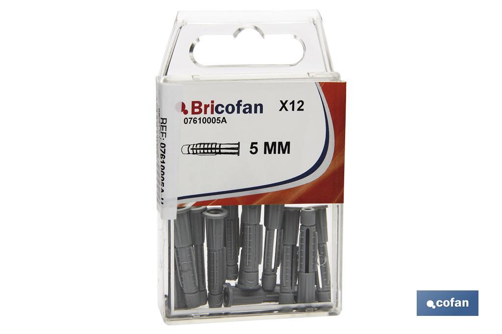 BLÍSTER DE 12 UDS TACO ANUDABLE 5 MM VENTA UNITARIA