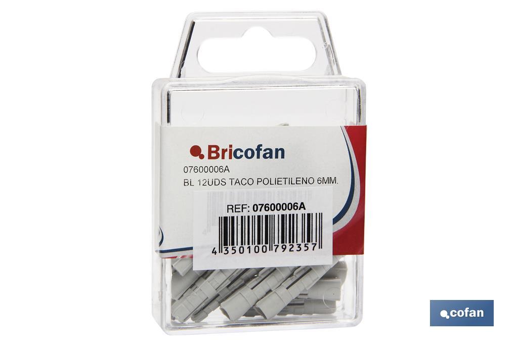 BL 4 UDS TACO POLIETILENO 10 MM