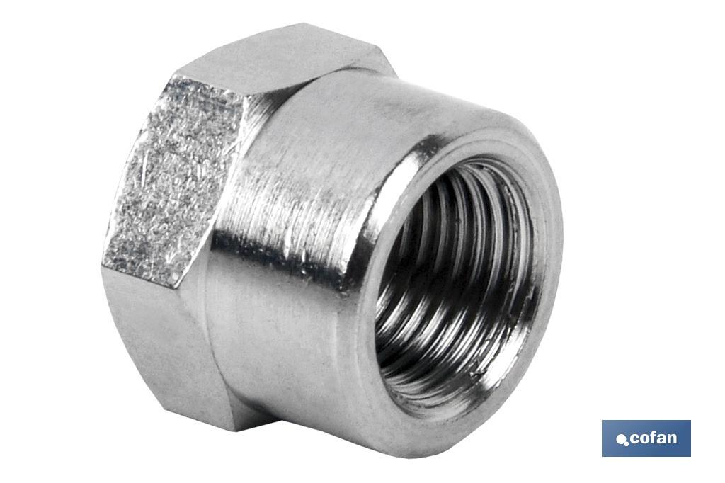TAPON HEX. ROSCA HEMBRA R-1/2 Venta unitaria