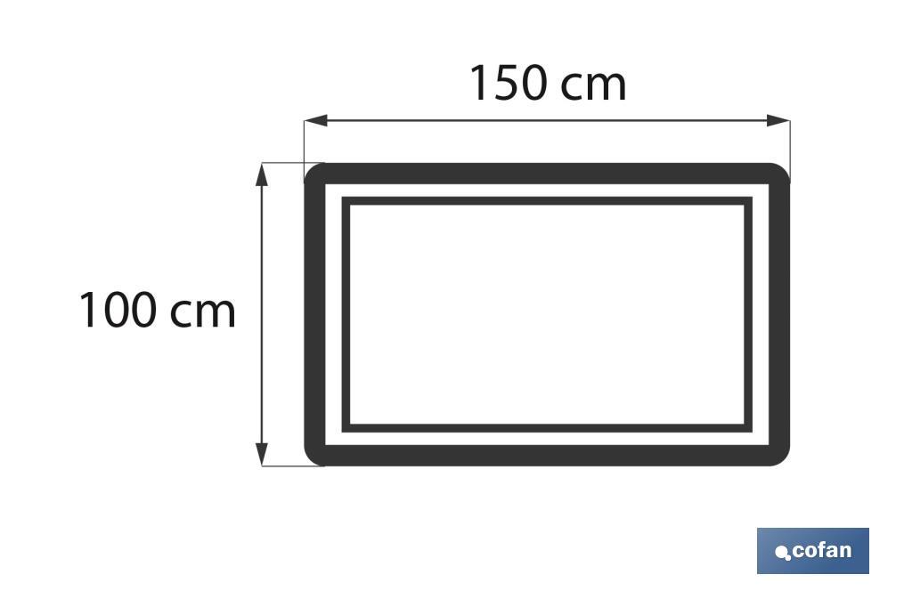 TOALLA BAÑO NATURE  GR.600/M2 MODELO ALMA 100X150cm