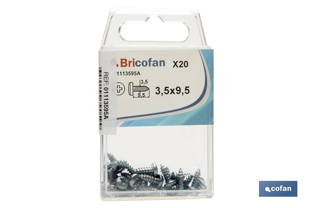 BLÍSTER DE 20 UDS. DIN-7981 M-35X95 ZINC VENTA UNITARIA