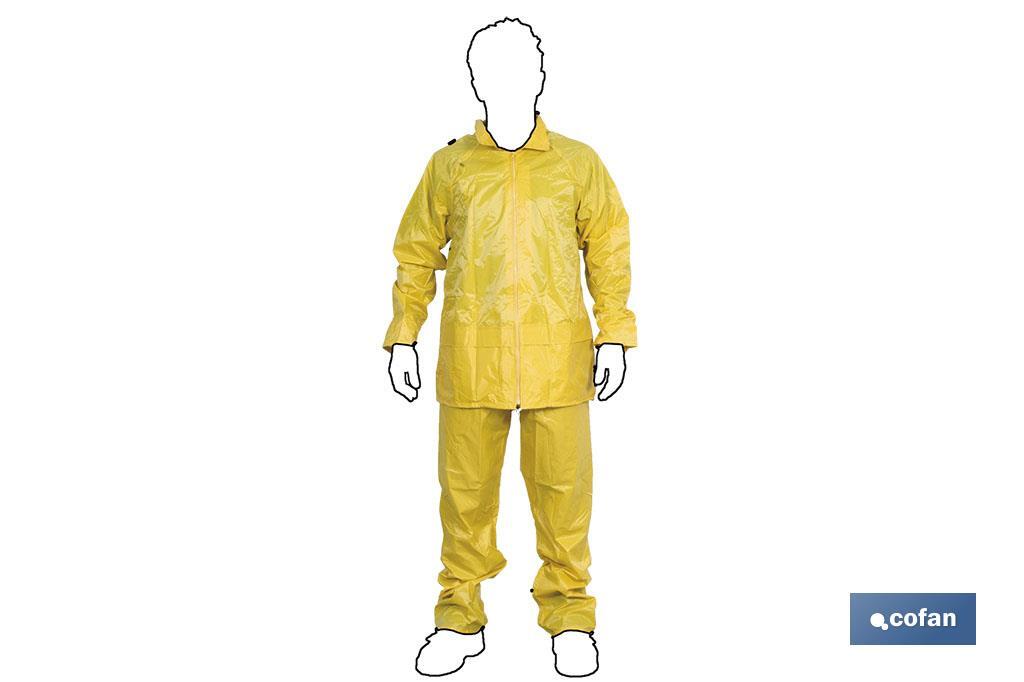 TRAJE AGUA VERDE POLIESTER/PVC TALLA XXL