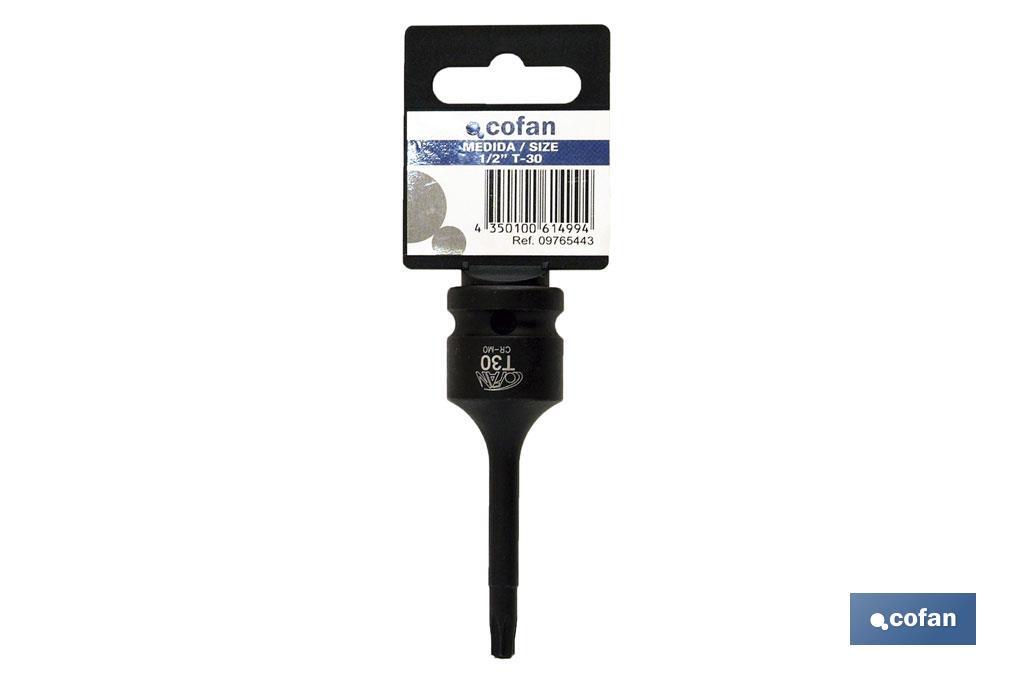 VASO IMPACTO 1/2 TORX MACHO T-47