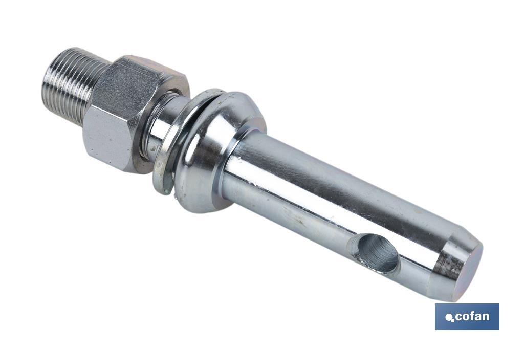 PERNO ROSCADO PARA ENGANCHE APEROS M 22 X Ø22 MM