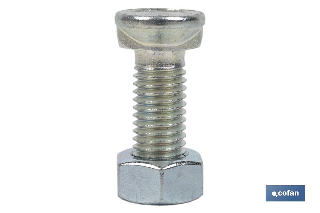 TORNILLO DOS PRISIONEROS C-8.8 M-14X45 ZINCADO
