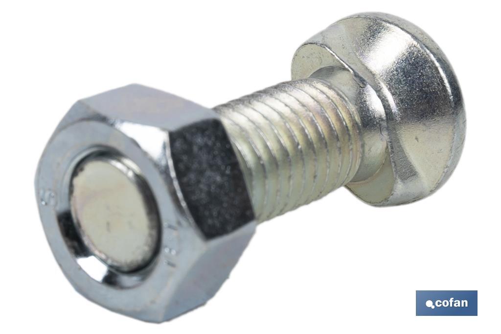TORNILLO DOS PRISIONEROS C-8.8 M-12X45 ZINCADO