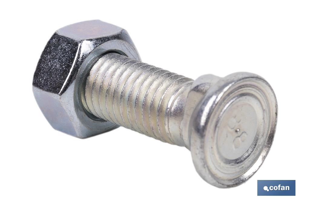 TORNILLO DOS PRISIONEROS C-8.8 M-14X35 ZINCADO