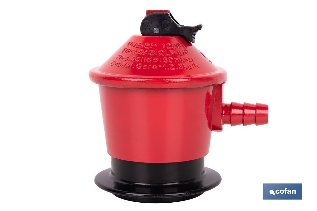 REGULADOR DE GAS BUTANO 50 mbar