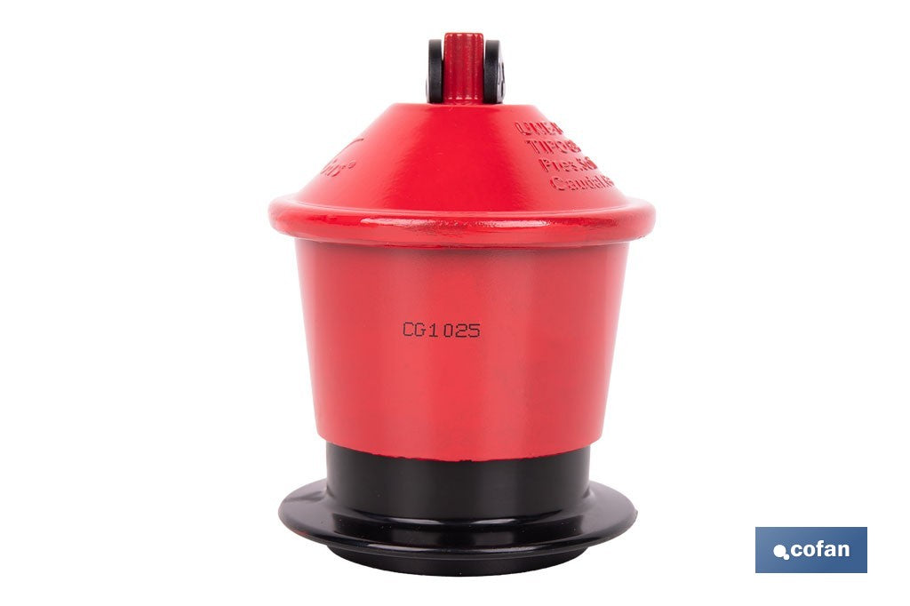 REGULADOR DE GAS BUTANO 50 mbar