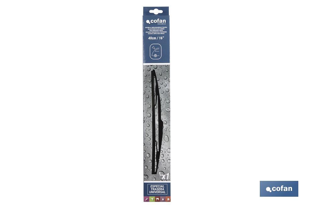 ESCOBILLA LIMPIAPARABRISAS TRASERA 14”, 35 cm