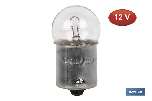 LÁMPARA COFAN PILOTO R10W (BA15s SCC) 12V venta unitaria