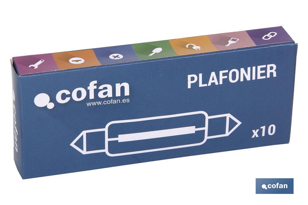 LÁMPARA PLAFONIER C10W (11X31mm) 12V