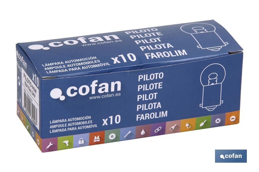 LÁMPARA COFAN PILOTO R5W (BA15s) 24V