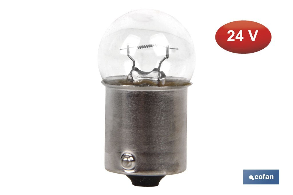LÁMPARA COFAN PILOTO R10W (BA15s) 24V venta unitaria