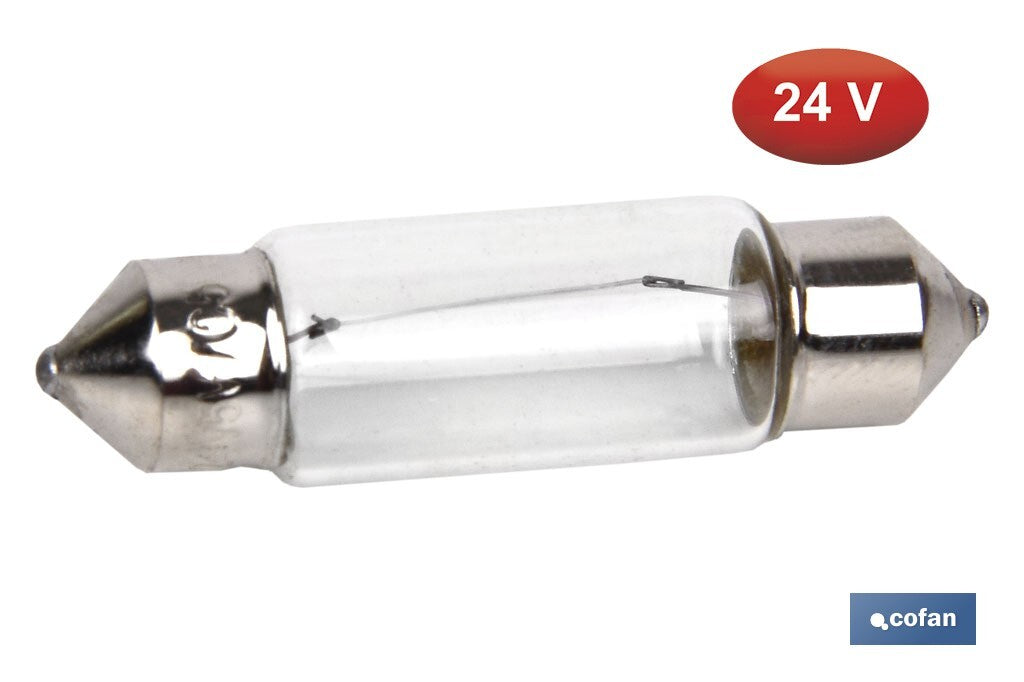 LÁMPARA COFAN PLAFONIER C5W (11X38) 24V venta unitaria