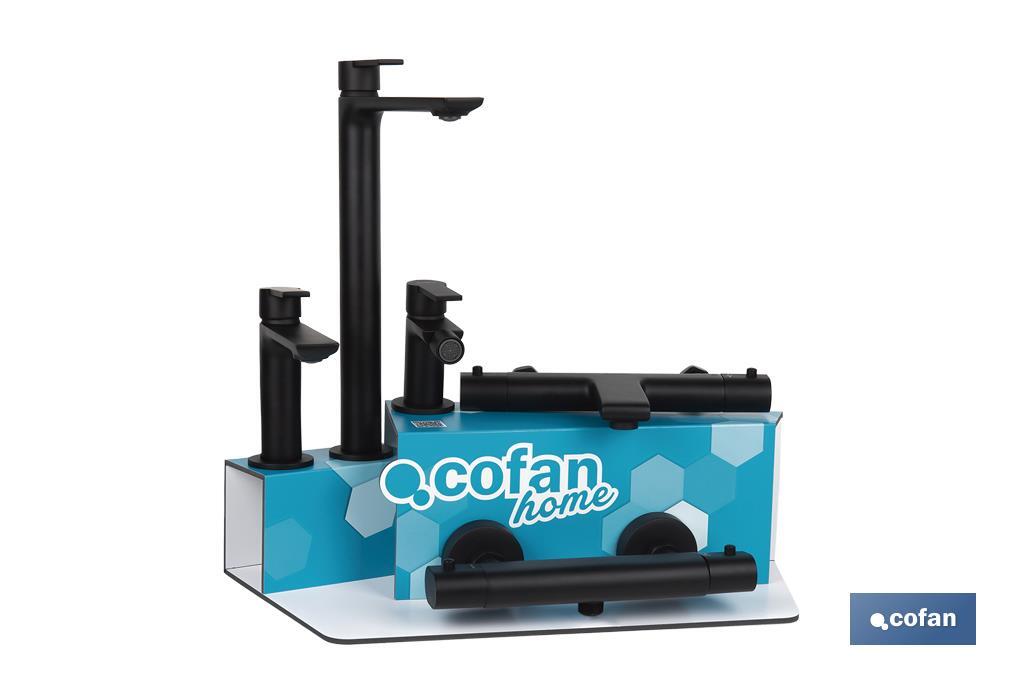KIT DE GRIFERIA + EXPOSITOR MODELO KERCH