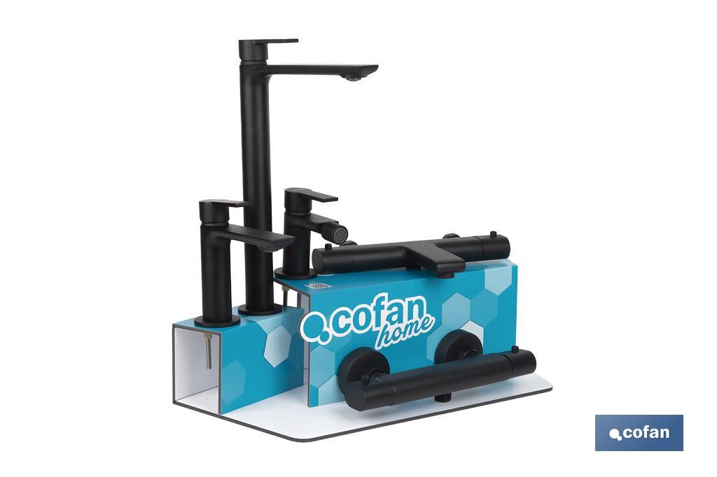 KIT DE GRIFERIA + EXPOSITOR MODELO KERCH