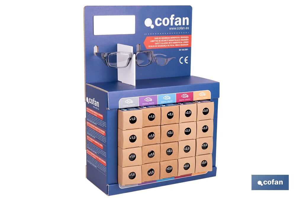 EXPOSITOR CON 20 GAFAS GRADUADAS