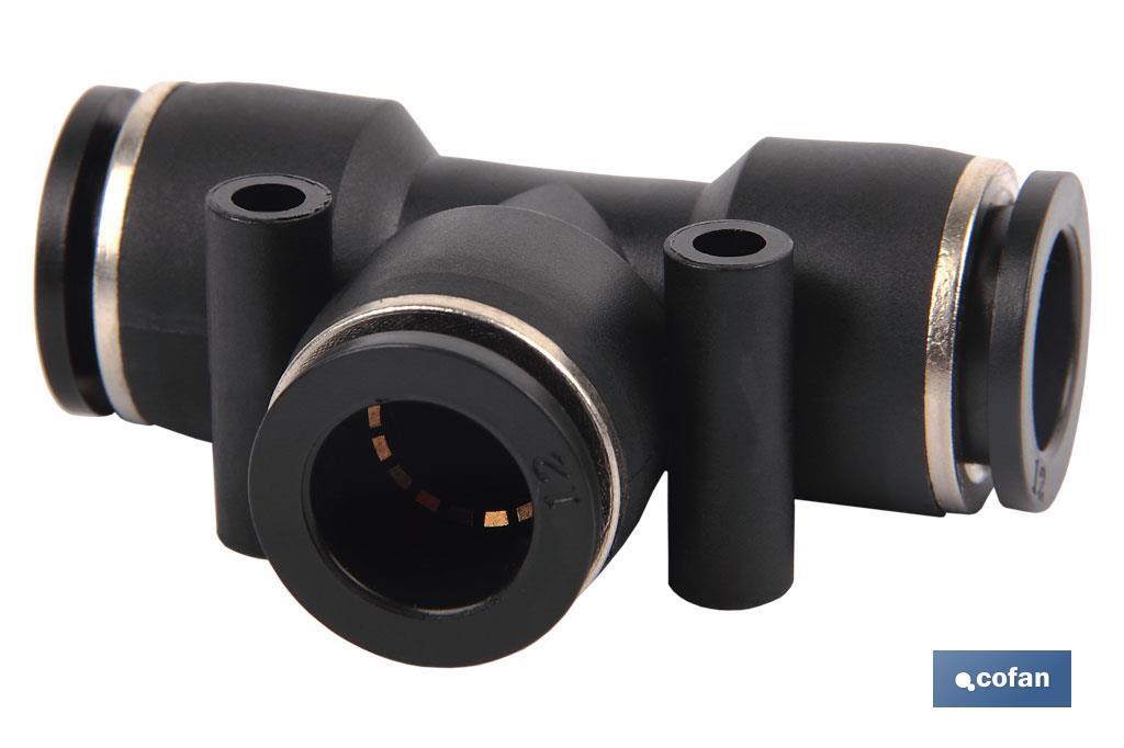 EMPALME RAPIDO PLASTICO T T-16 Venta unitaria