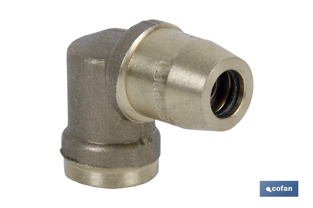 CODO CONECTOR 90º  R A5 TUBO 10X1