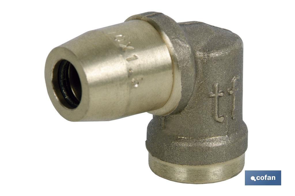 CODO CONECTOR 90º  R A5 TUBO 10X1,5