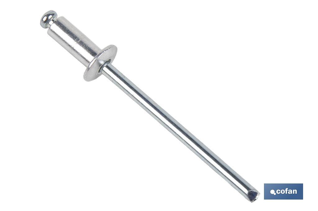 REMACHE ALUMINIO NORMAL 3.2 X 12 MM