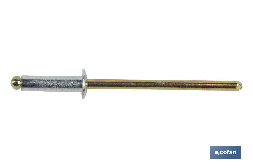 REMACHE ACERO  4 X 18 MM
