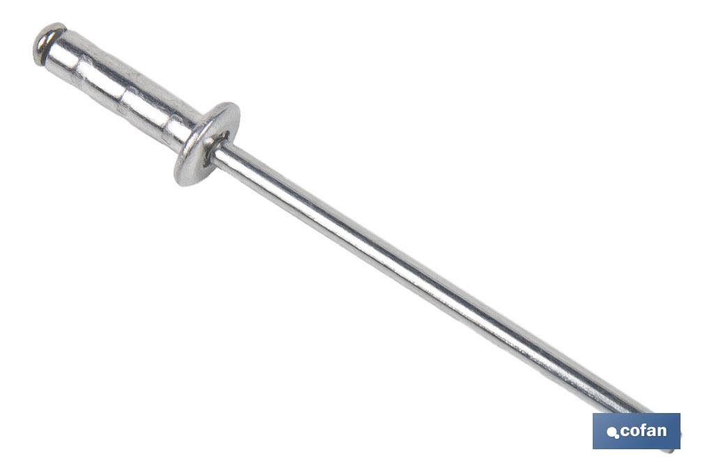 REMACHE ALUMINIO MULTIGRIP 4 X 20 MM