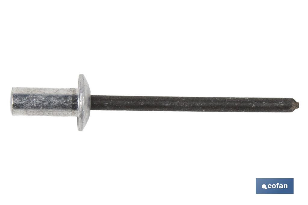 REMACHE ALUMINIO ESTANCO 3.2 X 8 MM