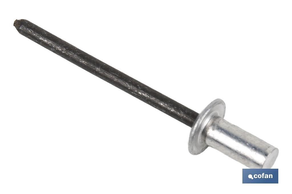 REMACHE ALUMINIO ESTANCO 3.2 X 8 MM