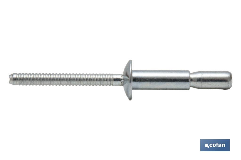 REMACHE ACERO ESTRUCTURAL 6,4 X 20 MM