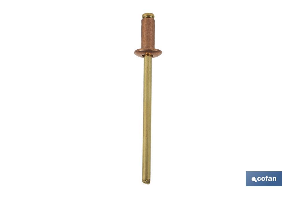 REMACHE COBRE-BRONCE 4 X 6 MM