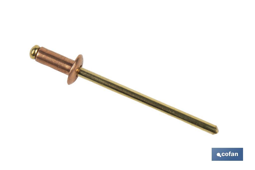REMACHE COBRE-BRONCE 4 X 8 MM