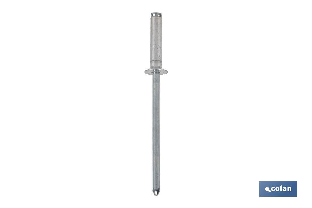 REMACHE ALUM. STAND. AVELLANADO 3 X 12 MM
