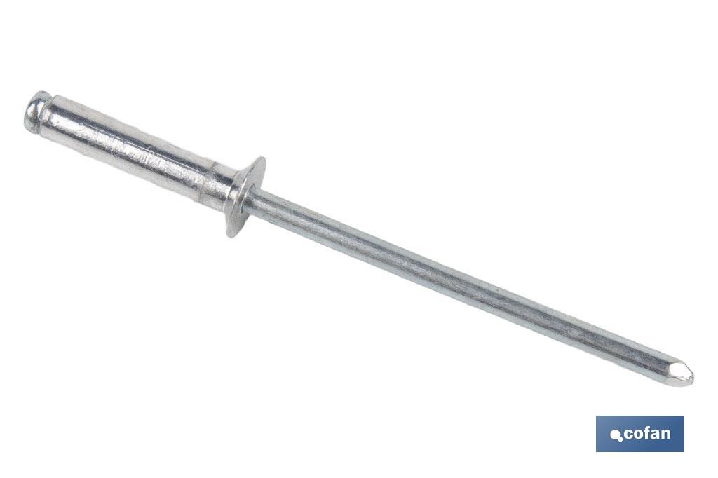 REMACHE ALUM. STAND. AVELLANADO 2,4 X 10 MM